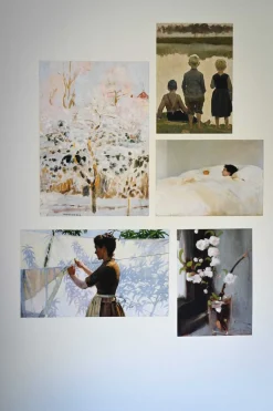 Women Lazybones Art Print Set - Apple Blossom
