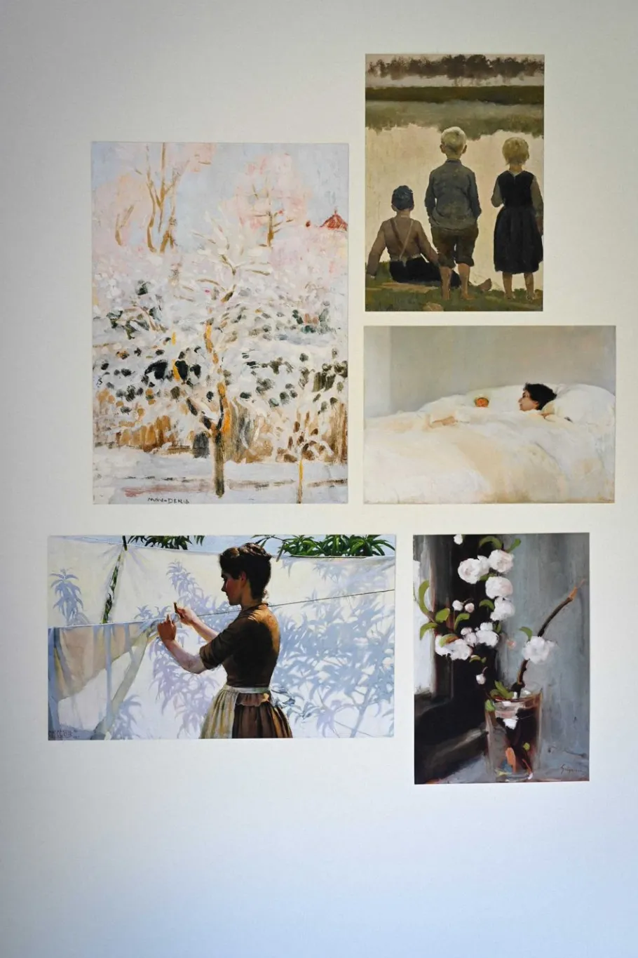 Women Lazybones Art Print Set - Apple Blossom