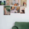 Women Lazybones Art Print Set - At The French Windows