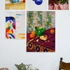 Women Lazybones Art Print Set - Mixed Flowers