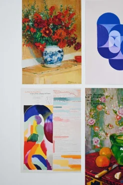 Women Lazybones Art Print Set - Mixed Flowers
