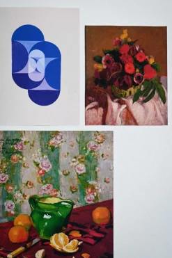Women Lazybones Art Print Set - Mixed Flowers