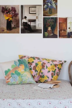 Women Lazybones Art Print Set - Reading Room