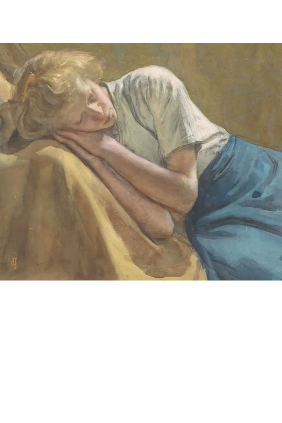 Women Lazybones Art Print Set - Siegfried
