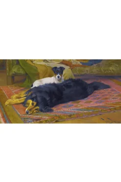 Women Lazybones Art Print Set - Two Friends