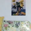 Women Lazybones Art Print Yellow Roses