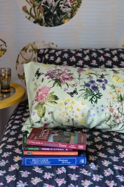 Women Lazybones Busy Garden Pillowcase Set *Organic Cotton