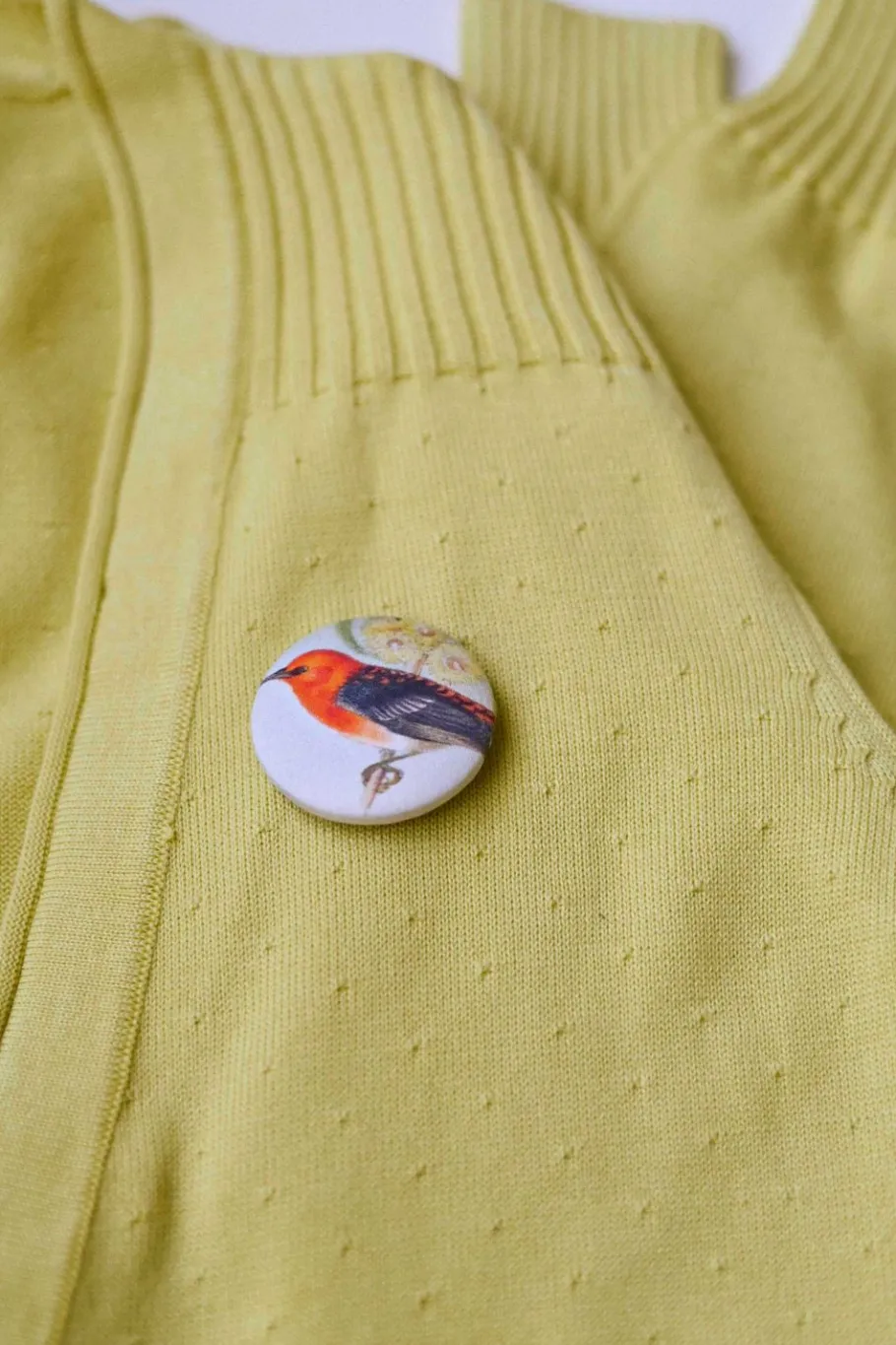 Women Lazybones Carly Cardigan In Muted Lime *Organic Cotton