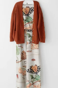 Women Lazybones Charli Cardigan Rust