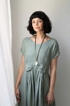 Women Lazybones Eloise Short Sleeved Dress In Slate