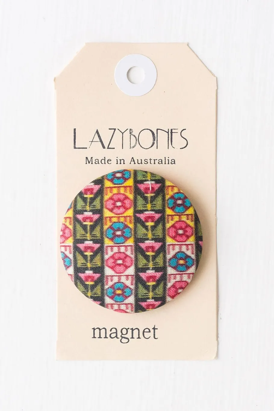 Women Lazybones Geo Magnet