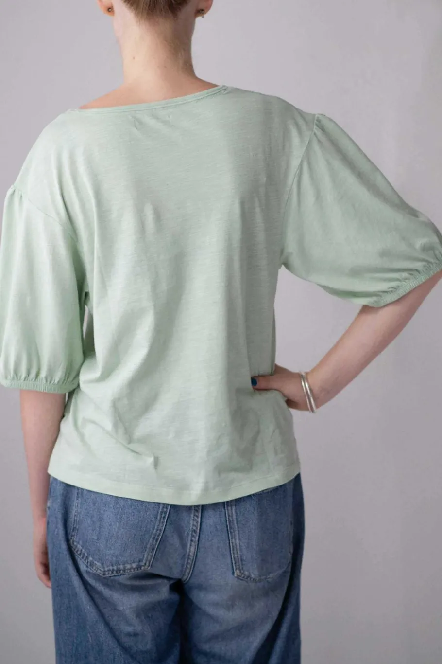 Women Lazybones Globo Tee Mint
