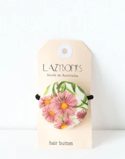 Women Lazybones Hair Button Aster