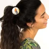 Women Lazybones Hair Button Honey Eater