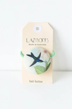 Women Lazybones Hair Button In Hummingbird