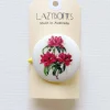 Women Lazybones Hair Button Rhododendron