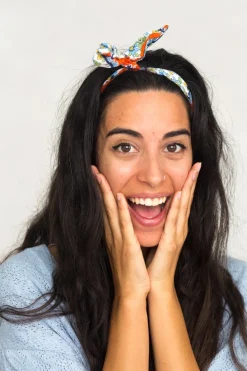 Women Lazybones Hair Wrap In Aloha