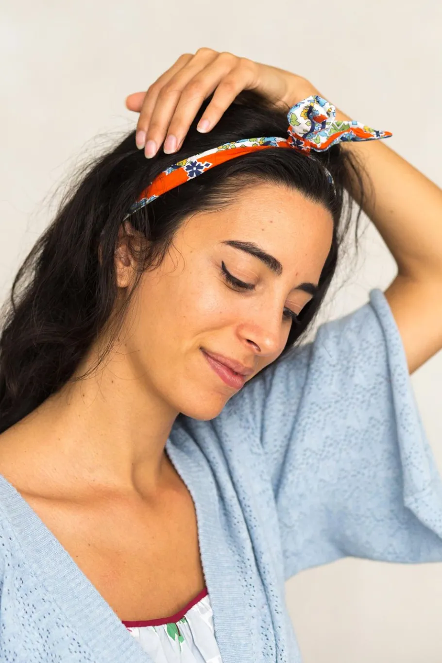 Women Lazybones Hair Wrap In Aloha