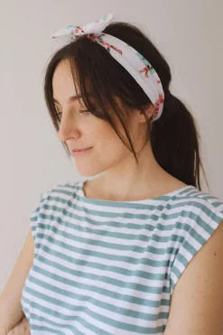 Women Lazybones Hair Wrap In Coral Bay