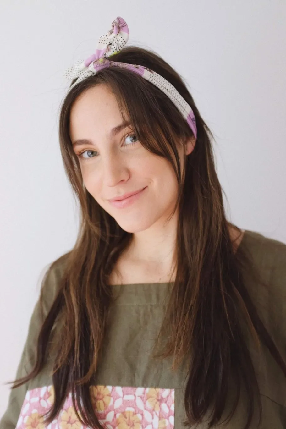 Women Lazybones Hair Wrap In Daphne