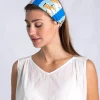 Women Lazybones Head Scarf In Seaside *Organic Cotton