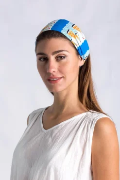 Women Lazybones Head Scarf In Seaside *Organic Cotton