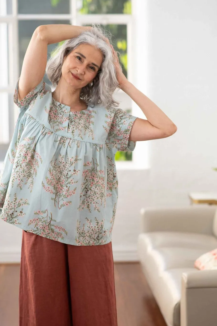 Women Lazybones Julia Top Manuka