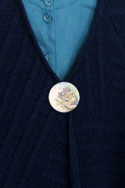 Women Lazybones Koala Brooch