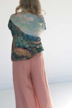 Women Lazybones Leila Top Landscape *Organic Cotton