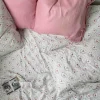 Women Lazybones Linen Euro Set In Rose