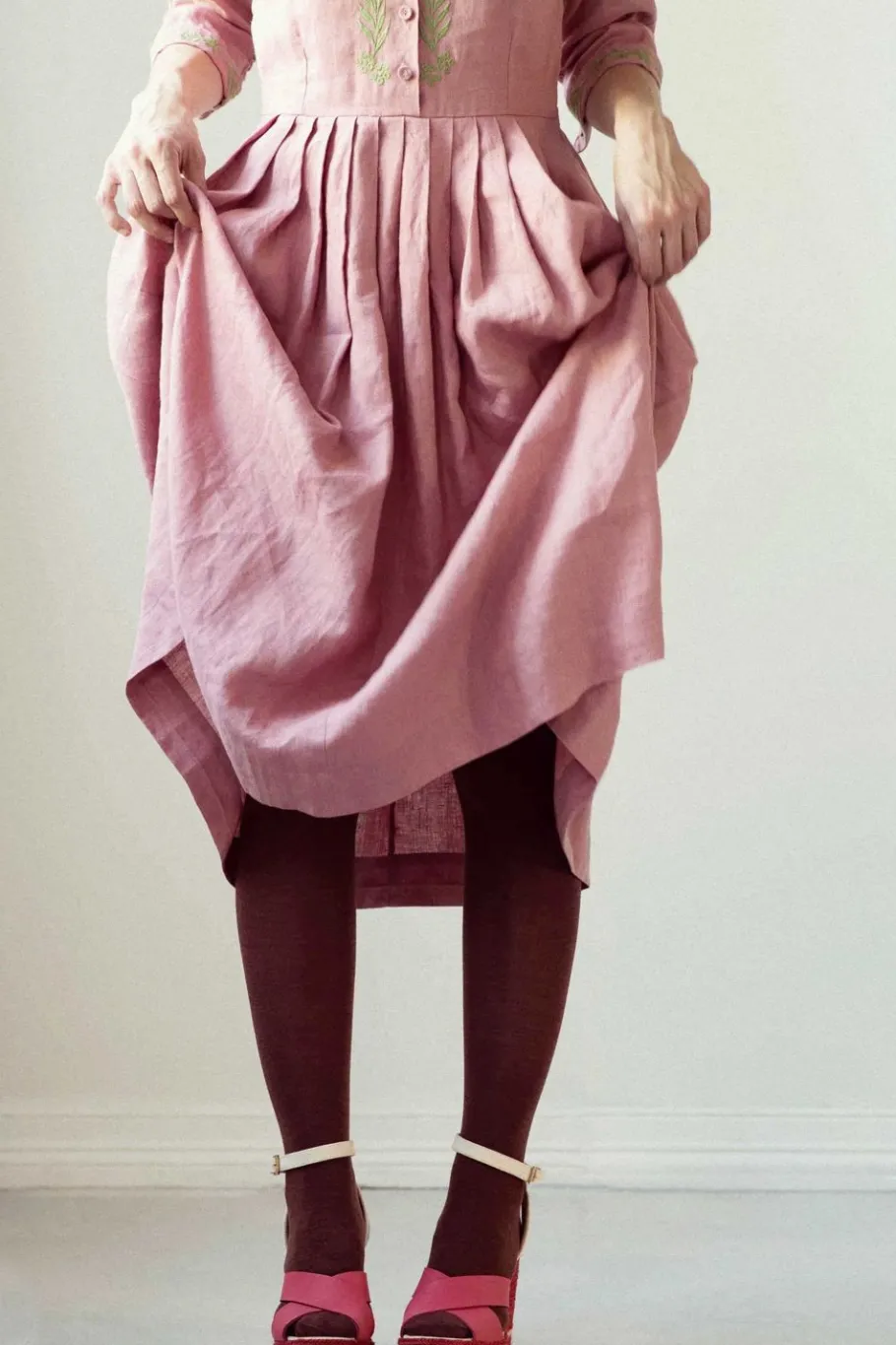 Women Lazybones Luxe Cacao Wool Tights