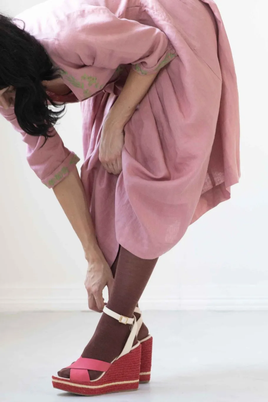 Women Lazybones Luxe Cacao Wool Tights