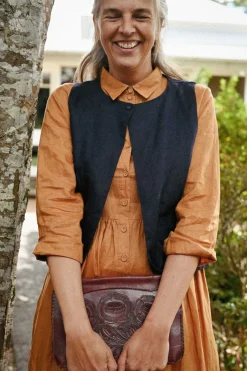 Women Lazybones Marlo Vest In Dark Navy