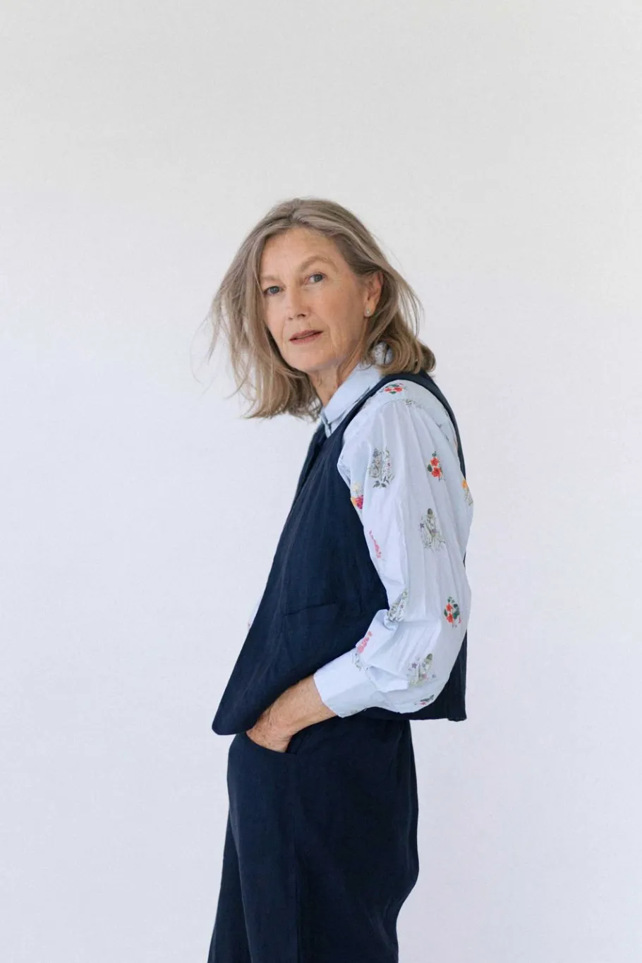 Women Lazybones Marlo Vest In Dark Navy