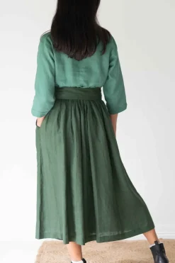 Women Lazybones Michaela Dress Evergreen