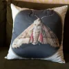 Women Lazybones Moth Cushion Cover *Organic Cotton