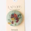 Women Lazybones Nasturtium Brooch