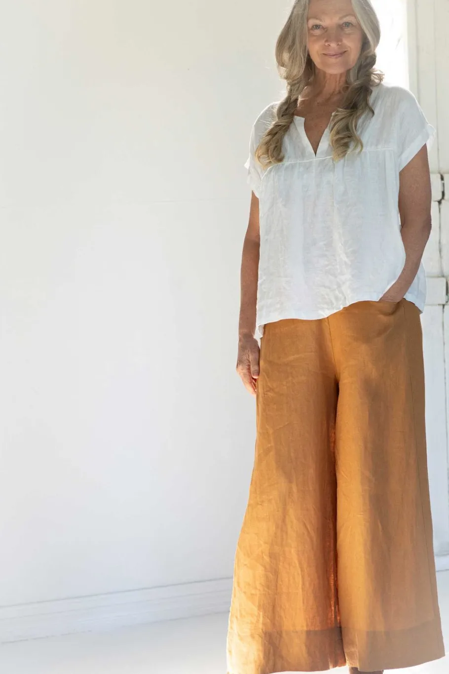Women Lazybones Ollie Pant Caramel
