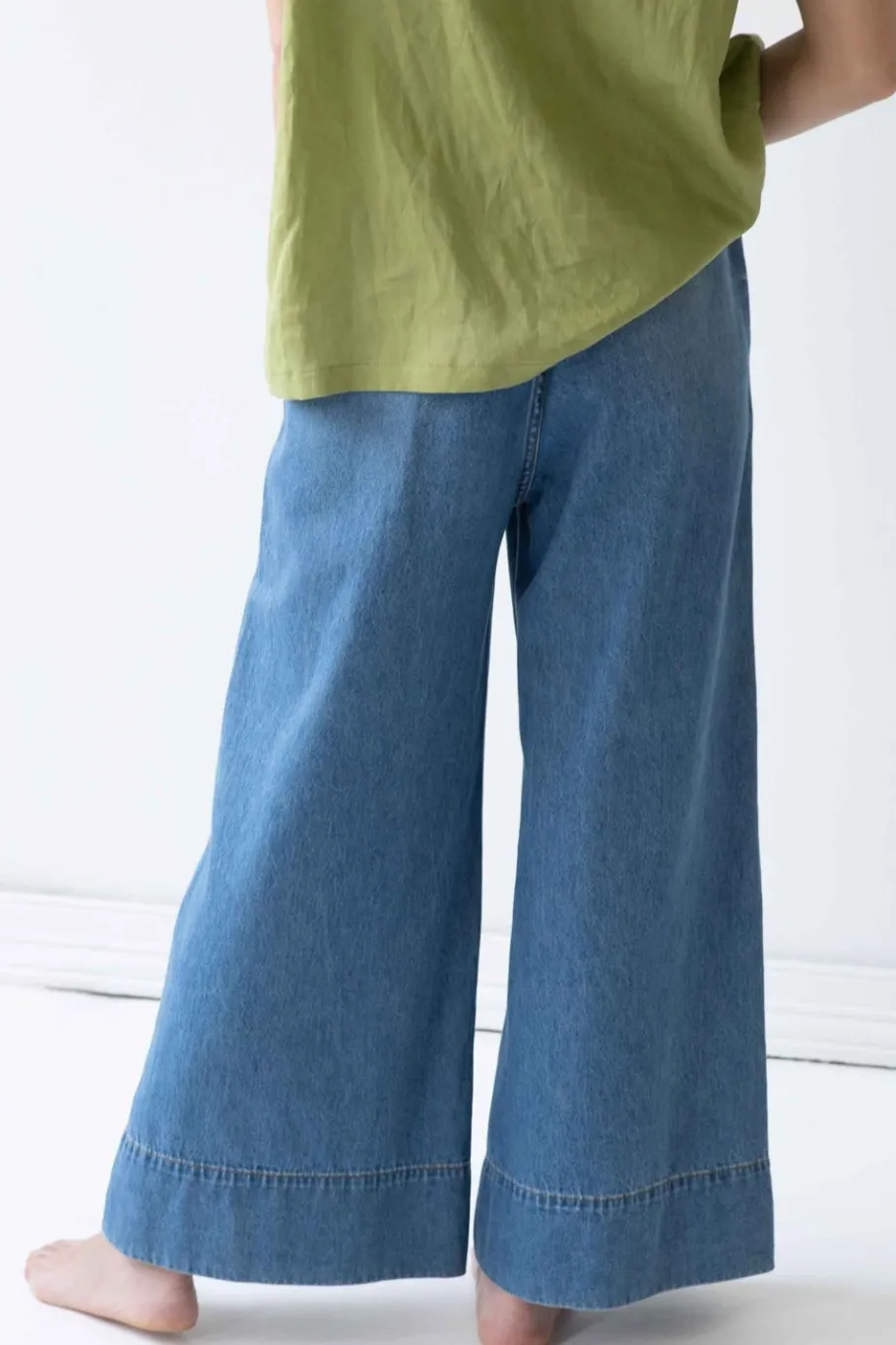 Women Lazybones Ollie Pant In Denim *Organic Cotton