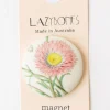 Women Lazybones Paper Daisy Magnet