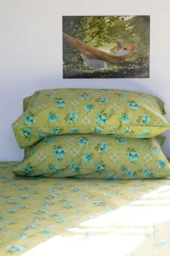 Women Lazybones Pillowcase Set In Avonlea Moss *Organic Cotton