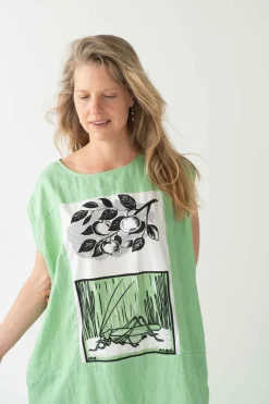 Women Lazybones Polly Dress Greengage