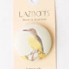 Women Lazybones Robin Brooch