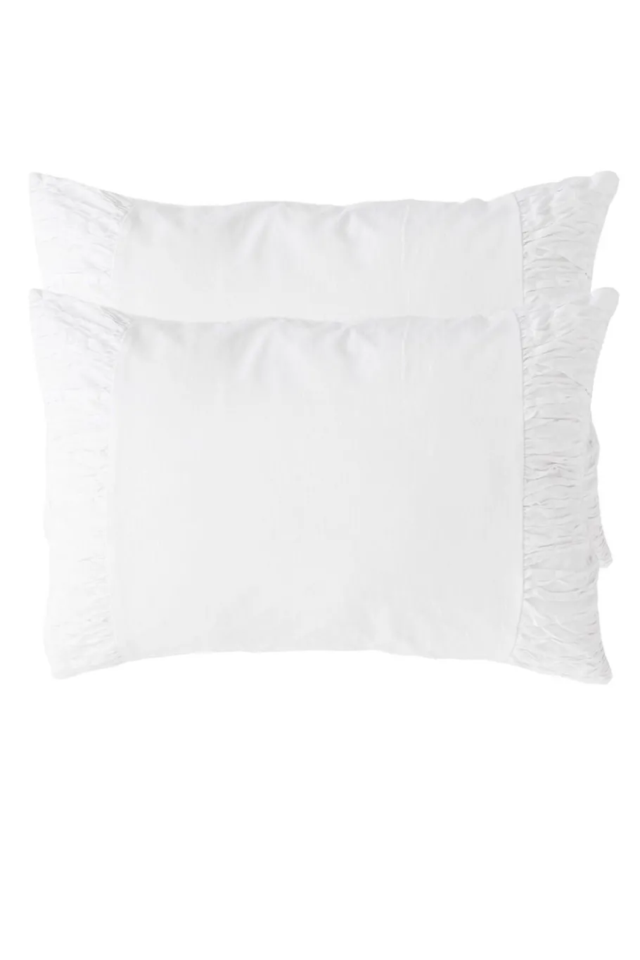 Women Lazybones Rosette Pillowcase Set In White *Organic Cotton