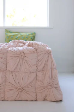 Women Lazybones Rosette Quilt In Tuscan Pink *Organic Cotton