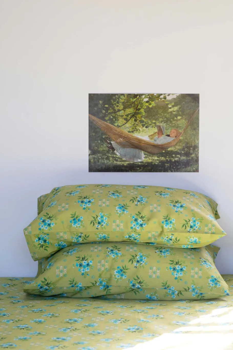 Women Lazybones Sheet Set In Avonlea Moss *Organic Cotton