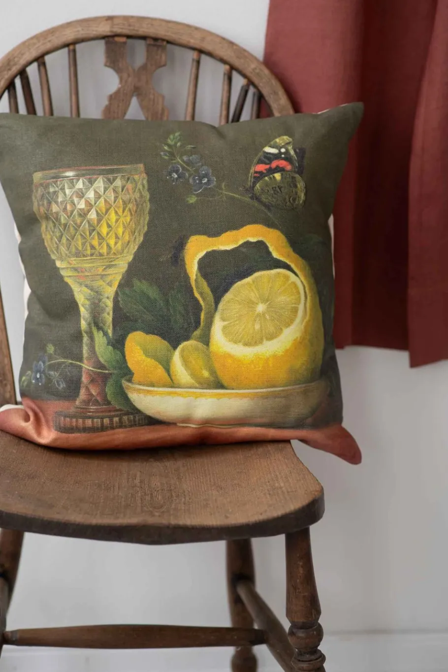 Women Lazybones Still Life With Lemon Cushion Cover *Linen