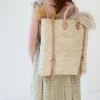 Women Lazybones Straw Beach Bag