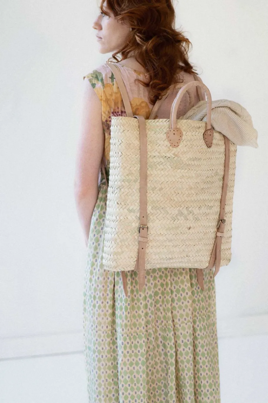 Women Lazybones Straw Beach Bag