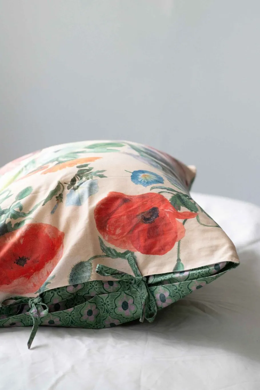 Women Lazybones Summer Flowers Pillowcase Set *Organic Cotton